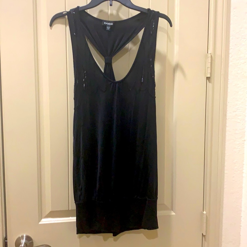 Bebe Tunic beaded top.